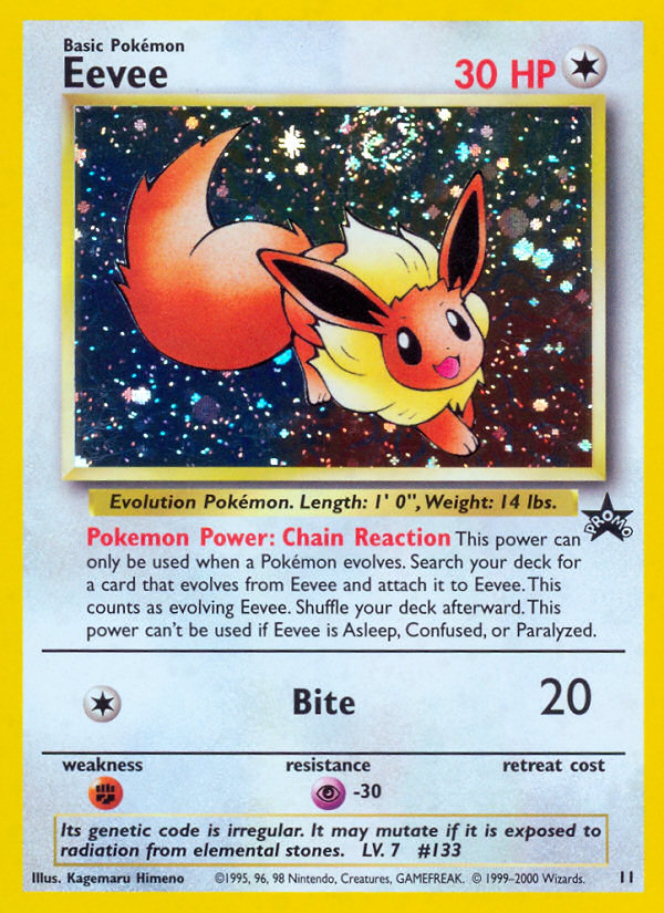 Eevee (11) [Wizards of the Coast: Black Star Promos] | Mindsight Gaming