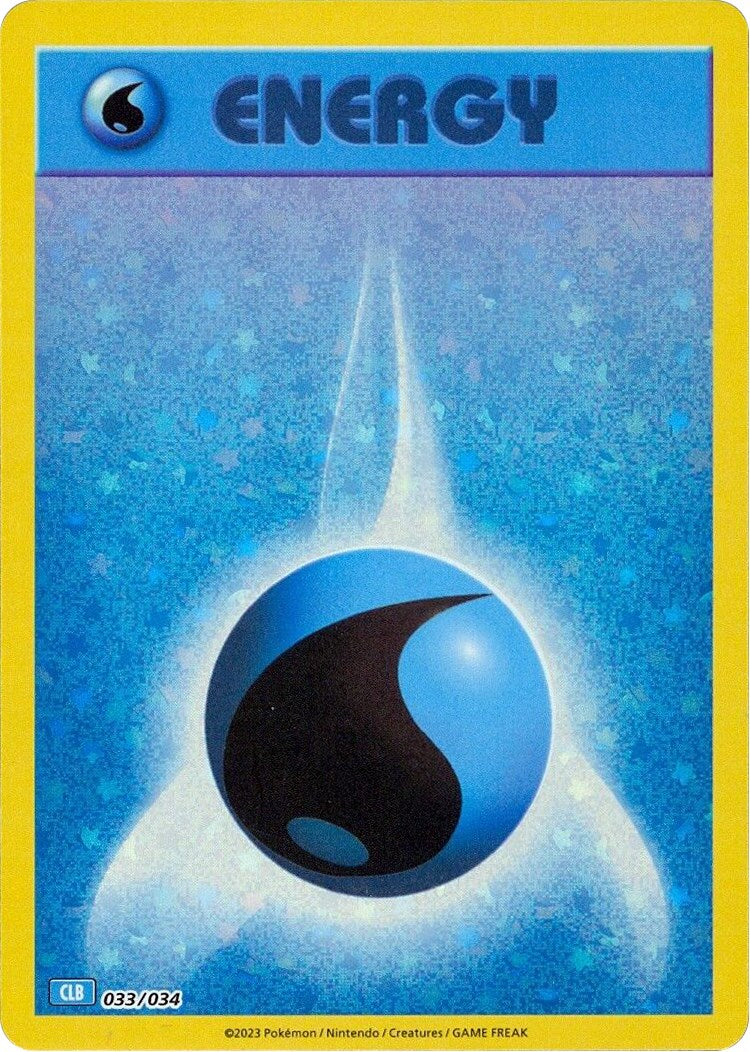 Basic Water Energy [Trading Card Game Classic] | Mindsight Gaming