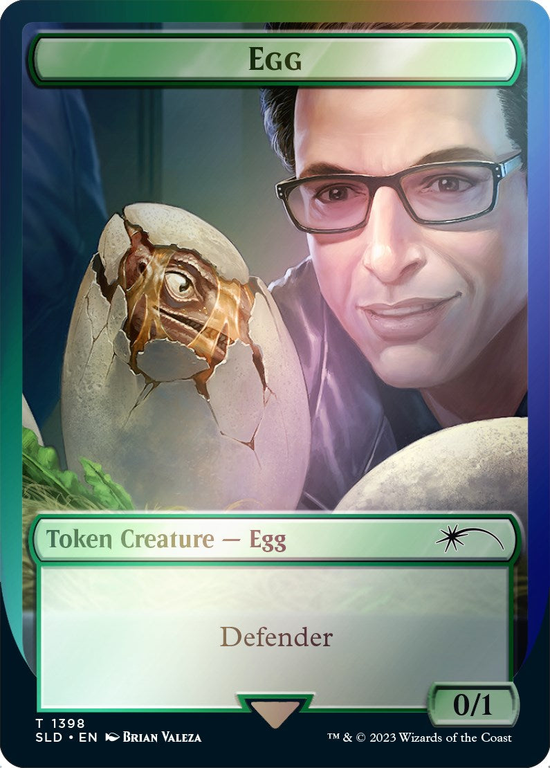 Egg Token (Rainbow Foil) [Secret Lair Drop Series] | Mindsight Gaming