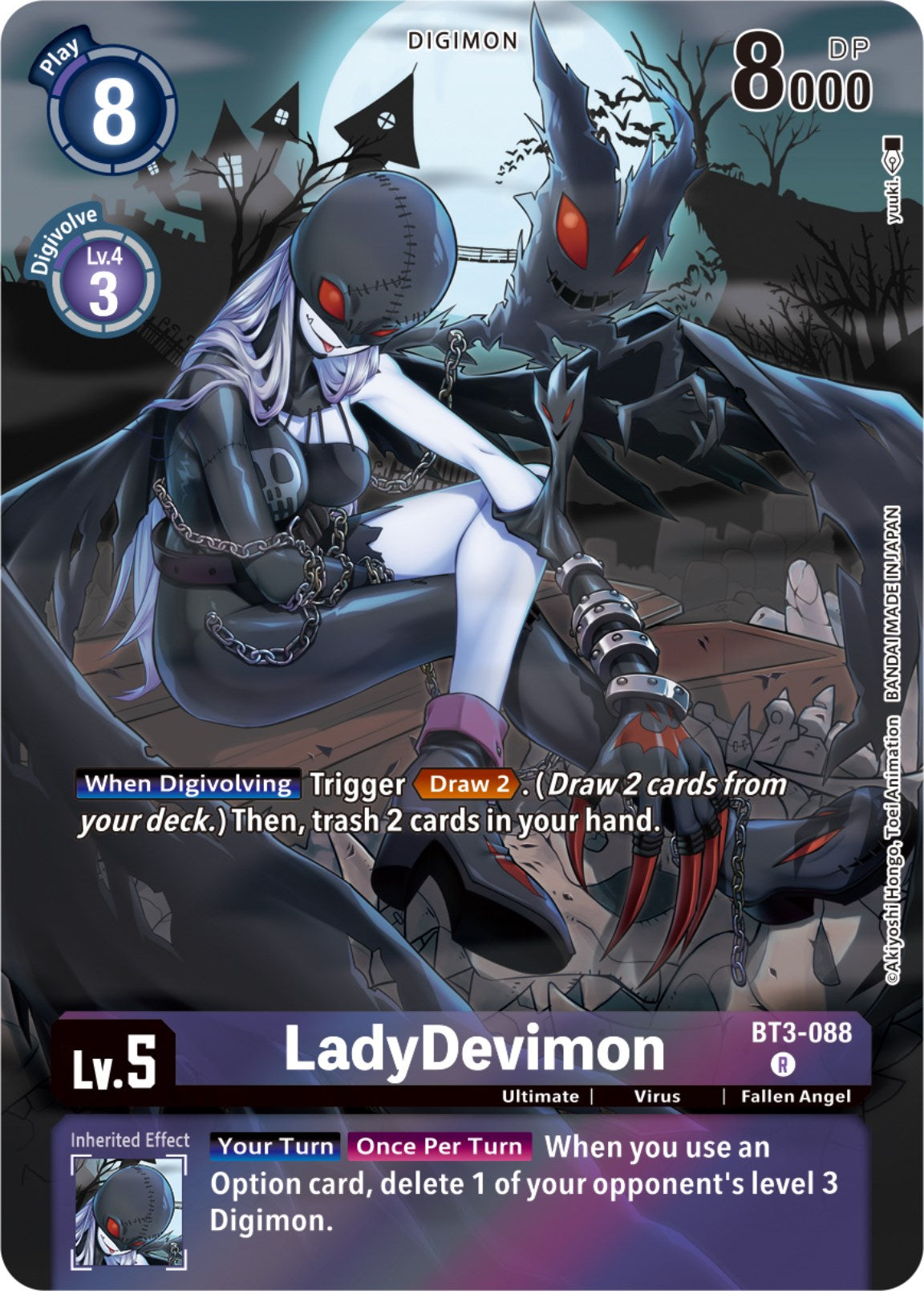 LadyDevimon [BT3-088] (Gift Box 2023) [Release Special Booster Promos] | Mindsight Gaming