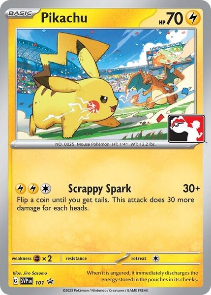 Pikachu (101) (Play Pokemon Promo) [League & Championship Cards] | Mindsight Gaming