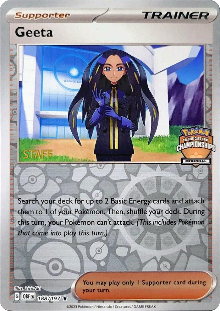 Geeta (188/197) (Staff Regional Championships) [League & Championship Cards] | Mindsight Gaming