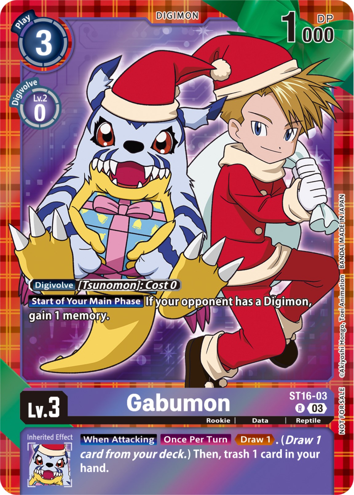 Gabumon [ST16-03] (Winter Holiday 2023) [Starter Deck: Wolf of Friendship] | Mindsight Gaming