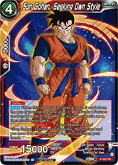 Son Gohan, Seeking Own Style (Zenkai Series Tournament Pack Vol.6) (P-555) [Tournament Promotion Cards] | Mindsight Gaming