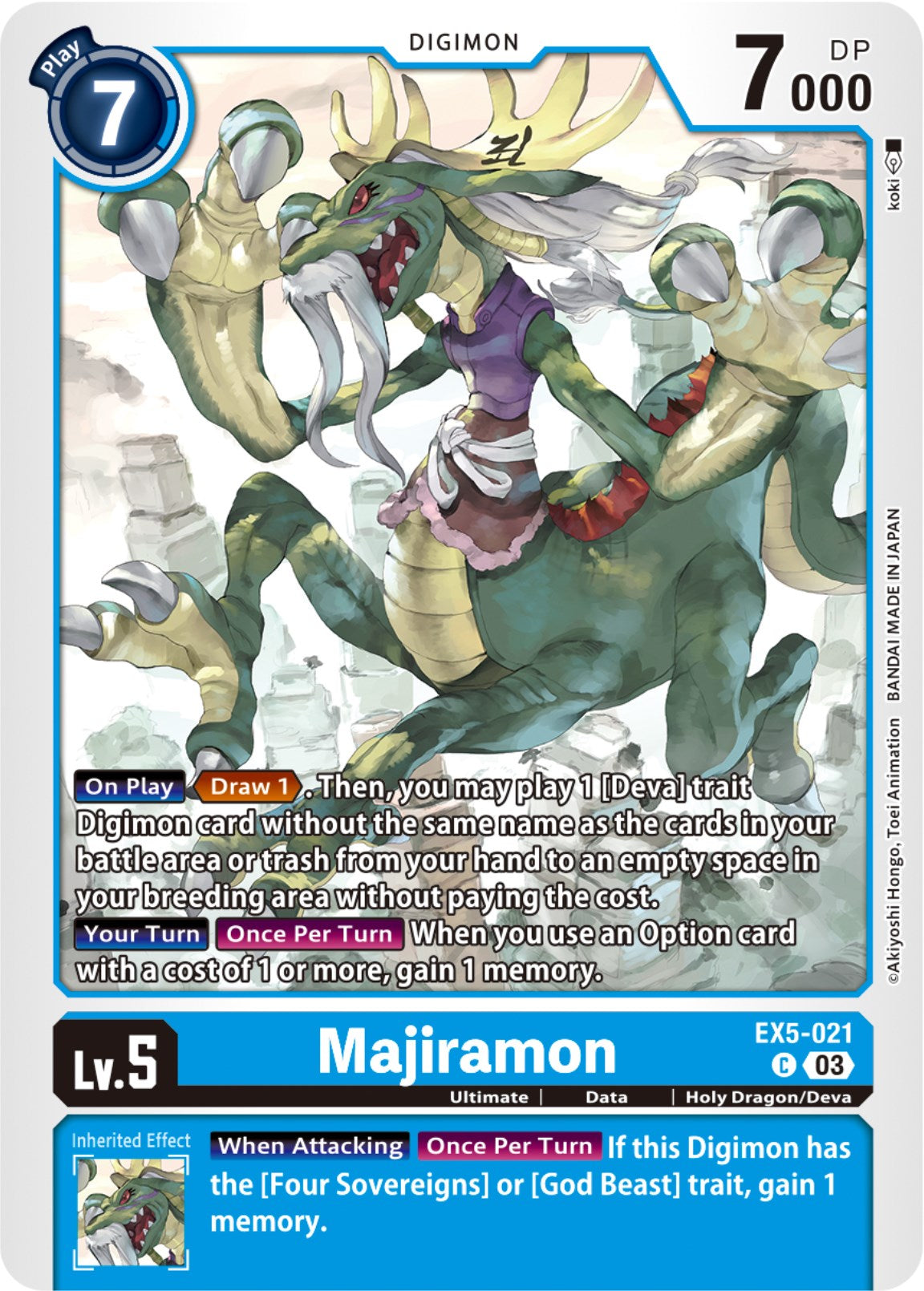 Majiramon [EX5-021] [Animal Colosseum] | Mindsight Gaming