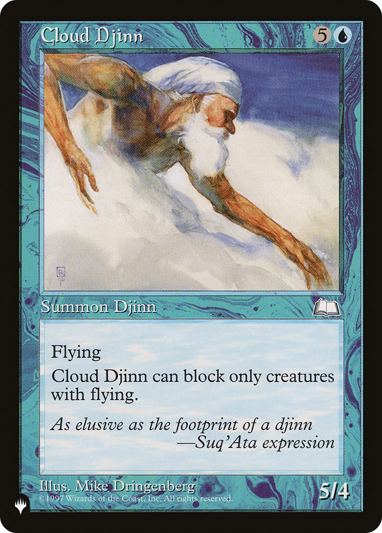 Cloud Djinn [The List Reprints] | Mindsight Gaming