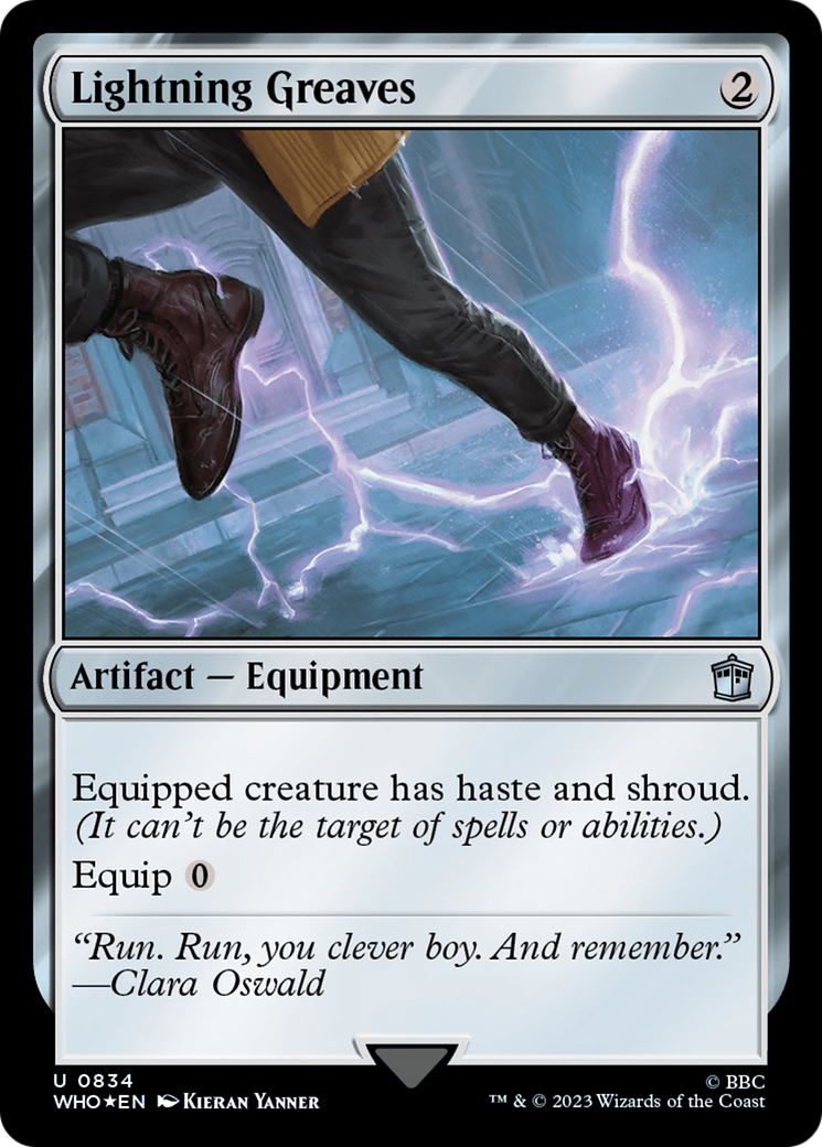 Lightning Greaves (Surge Foil) [Doctor Who] | Mindsight Gaming