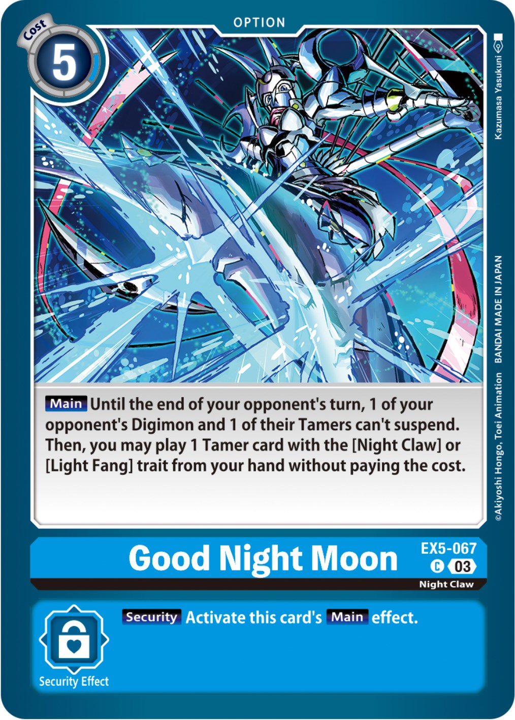 Good Night Moon [EX5-067] [Animal Colosseum] | Mindsight Gaming