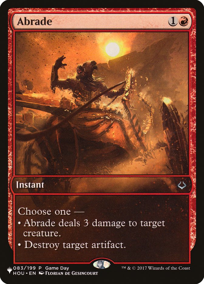 Abrade [The List] | Mindsight Gaming