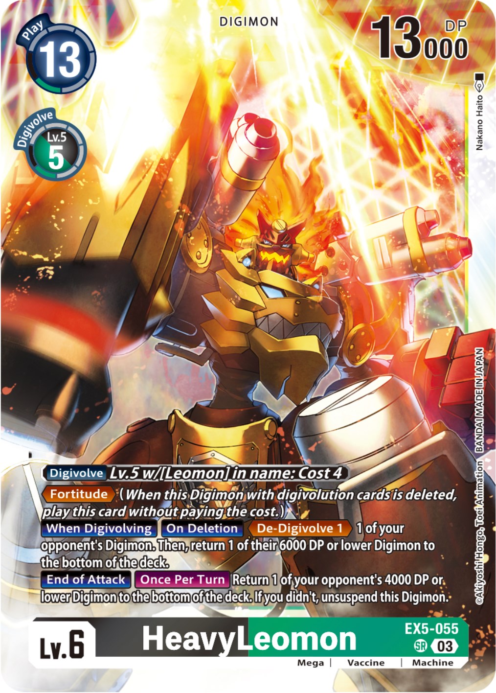 HeavyLeomon [EX5-055] [Animal Colosseum] | Mindsight Gaming