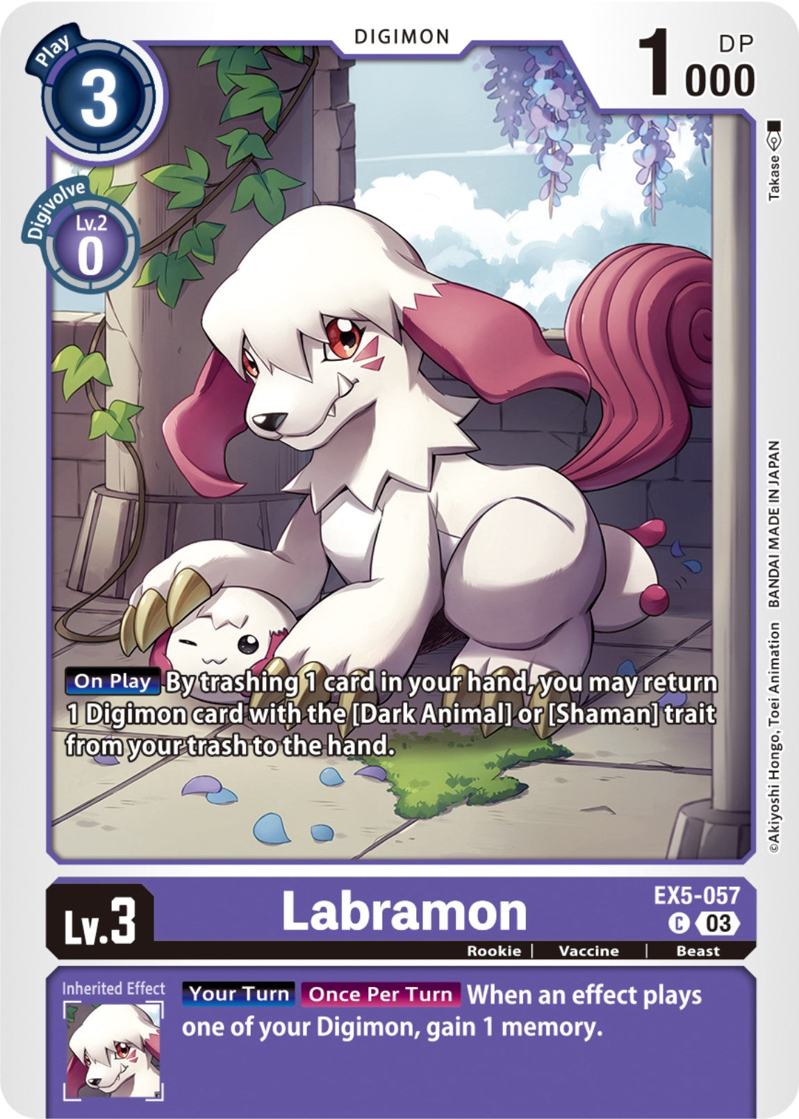 Labramon [EX5-057] [Animal Colosseum] | Mindsight Gaming