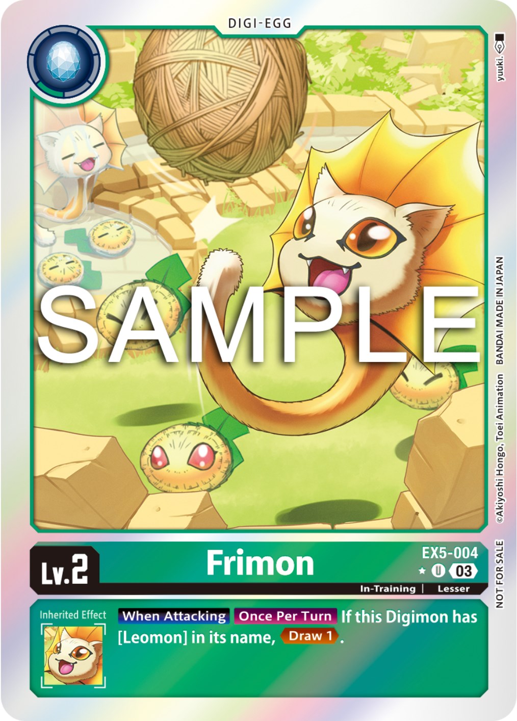 Frimon [EX5-004] (Animal Colosseum Box Promotion Pack) [Animal Colosseum] | Mindsight Gaming