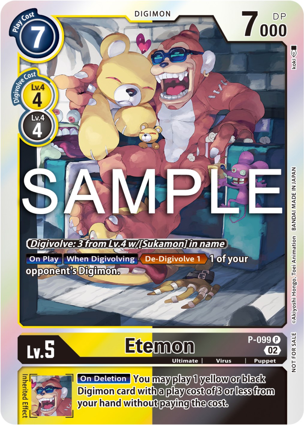 Etemon [P-099] (Limited Card Pack Ver.2) [Promotional Cards] | Mindsight Gaming