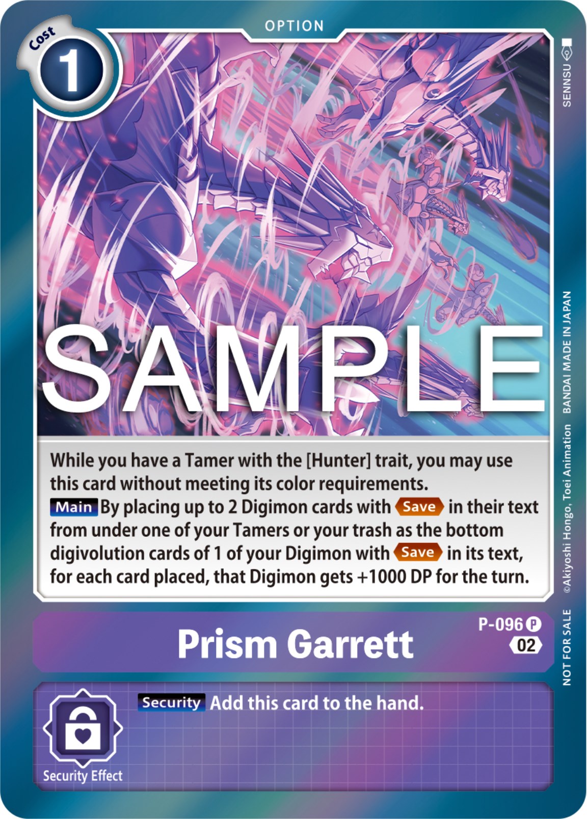 Prism Garrett [P-096] (3rd Anniversary Update Pack) [Promotional Cards] | Mindsight Gaming