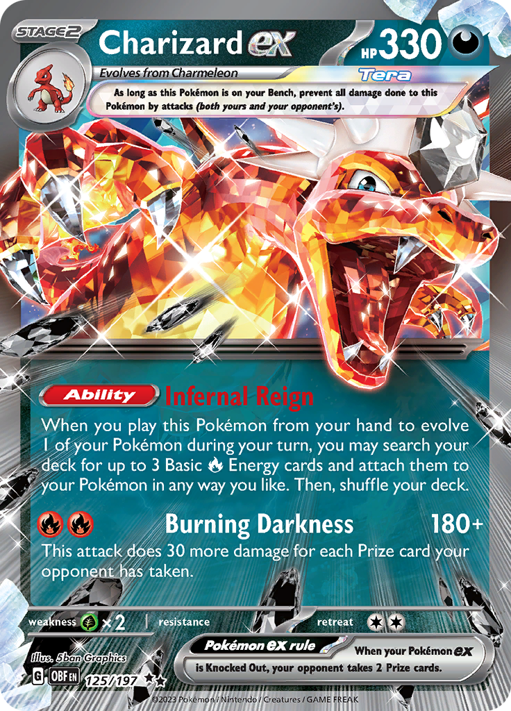 Charizard ex (125/197) [Scarlet & Violet: Obsidian Flames] | Mindsight Gaming