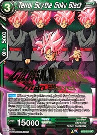 Terror Scythe Goku Black (Titan Player Stamped) (BT3-075) [Tournament Promotion Cards] | Mindsight Gaming