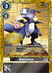 Dorumon [P-070] (Championship 2023 Gold Card Set) [Promotional Cards] | Mindsight Gaming