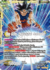 SSB Son Goku // Son Goku, Autonomous Awakening (2023 Championship Finals) (BT23-099) [Tournament Promotion Cards] | Mindsight Gaming