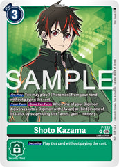 Shoto Kazama [P-133] (Digimon Liberator Promotion Pack) [Promotional Cards] | Mindsight Gaming