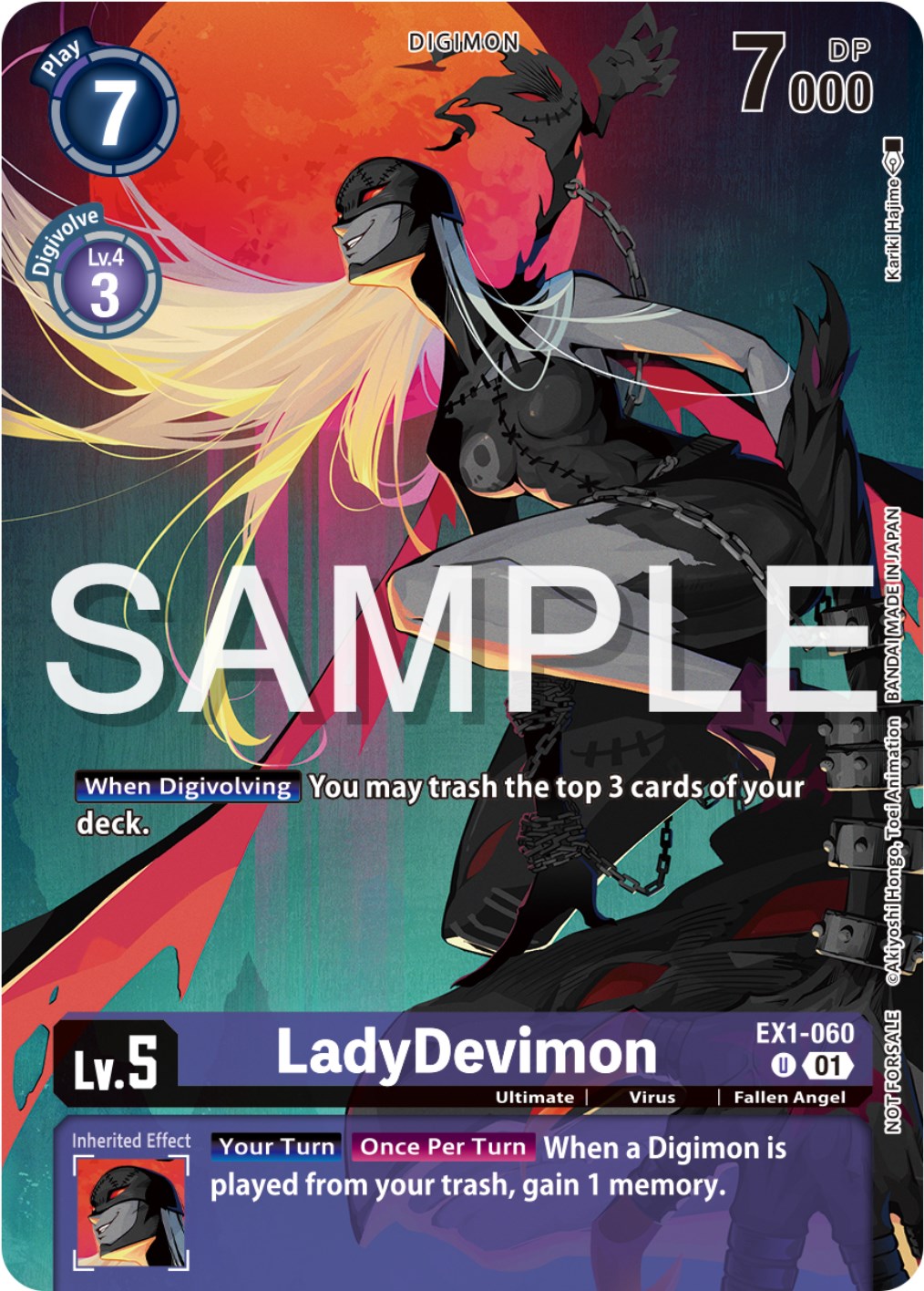 LadyDevimon [EX1-060] (Digimon Illustration Competition Pack 2023) [Classic Collection Promos] | Mindsight Gaming