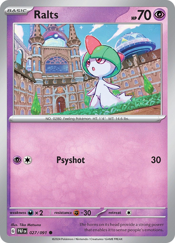 Ralts (027/091) [Scarlet & Violet: Paldean Fates] | Mindsight Gaming