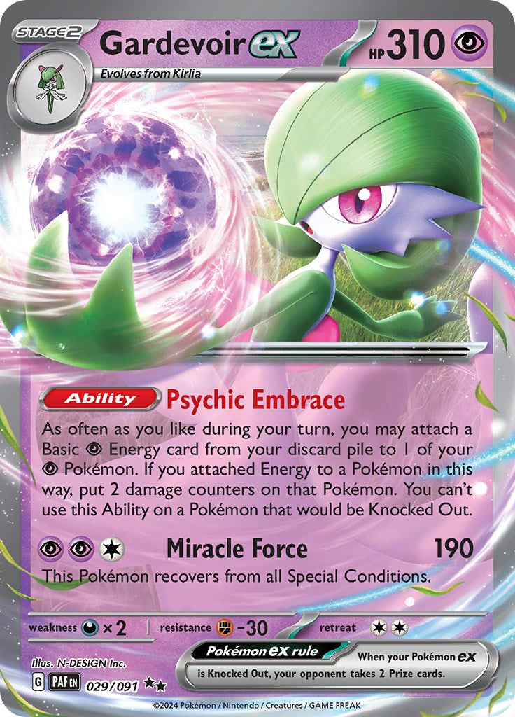 Gardevoir ex (029/091) [Scarlet & Violet: Paldean Fates] | Mindsight Gaming