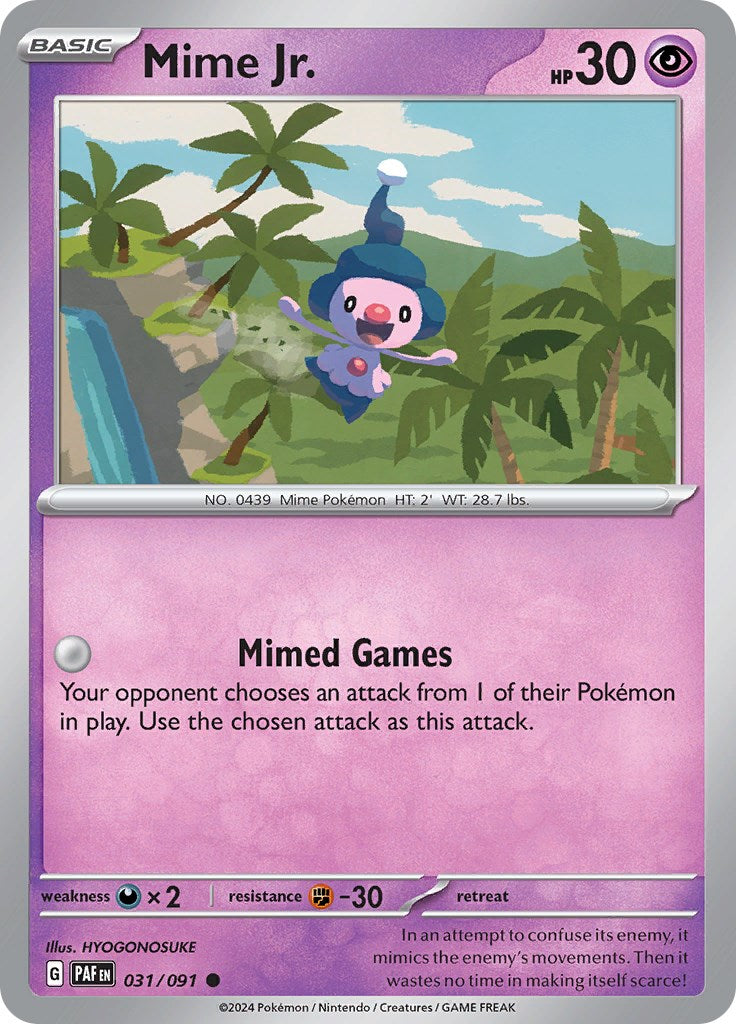 Mime Jr. (031/091) [Scarlet & Violet: Paldean Fates] | Mindsight Gaming