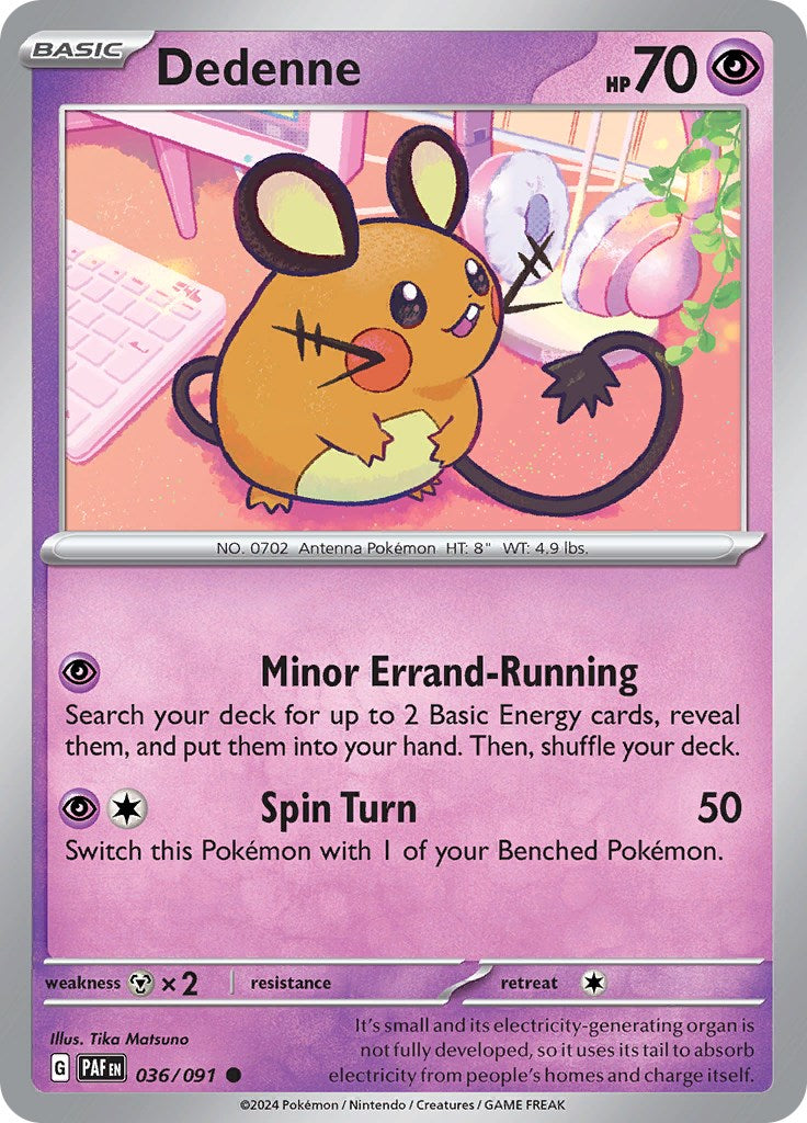 Dedenne (036/091) [Scarlet & Violet: Paldean Fates] | Mindsight Gaming