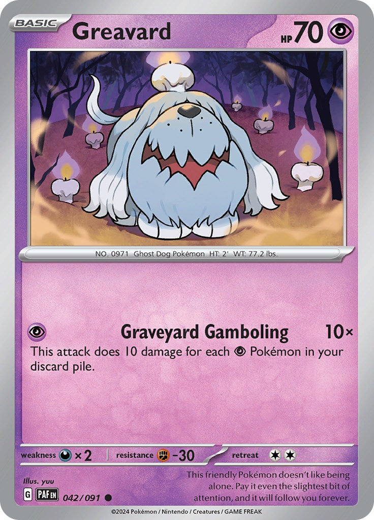 Greavard (042/091) [Scarlet & Violet: Paldean Fates] | Mindsight Gaming