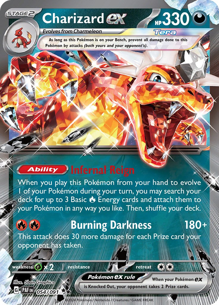 Charizard ex (054/091) [Scarlet & Violet: Paldean Fates] | Mindsight Gaming