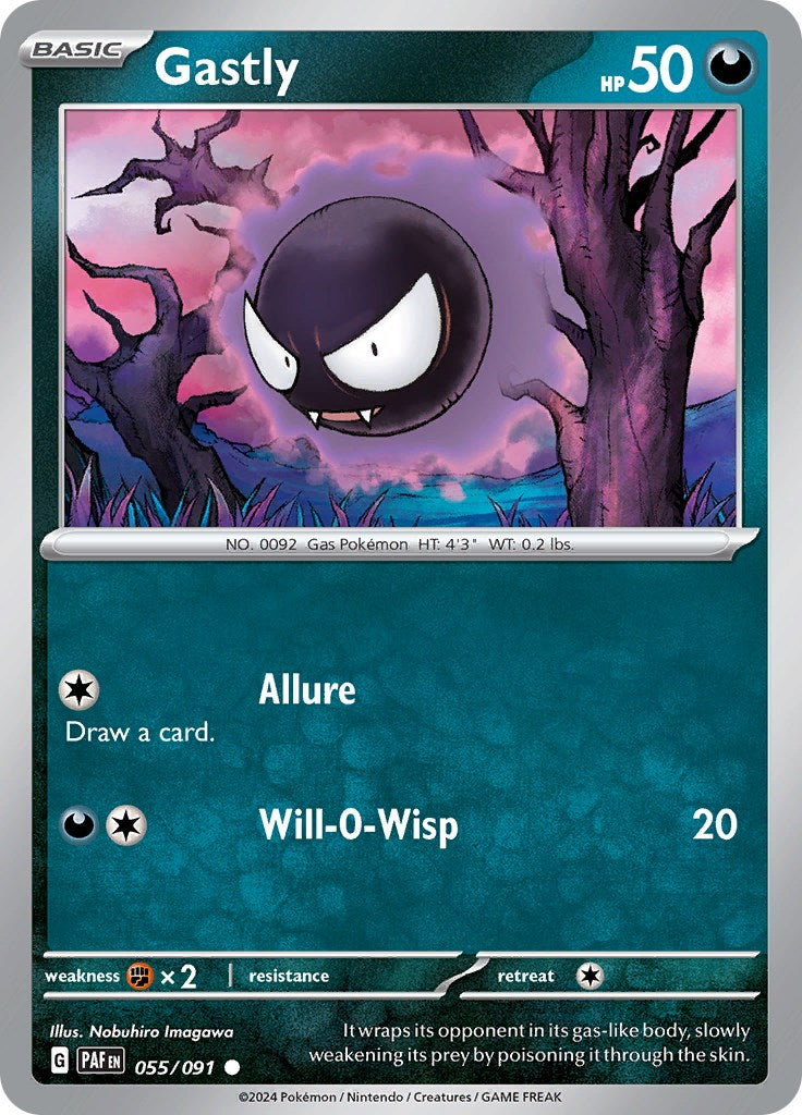 Gastly (055/091) [Scarlet & Violet: Paldean Fates] | Mindsight Gaming