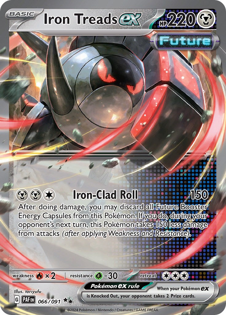 Iron Treads ex (066/091) [Scarlet & Violet: Paldean Fates] | Mindsight Gaming