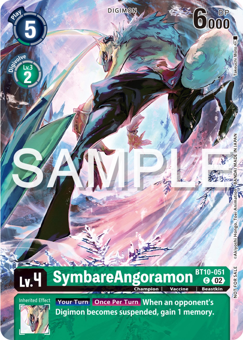 SymbareAngoramon [BT10-051] (Digimon Illustration Competition Pack 2023) [Xros Encounter Promos] | Mindsight Gaming