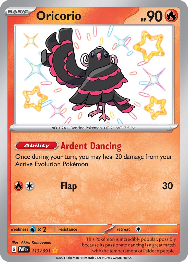 Oricorio (113/091) [Scarlet & Violet: Paldean Fates] | Mindsight Gaming