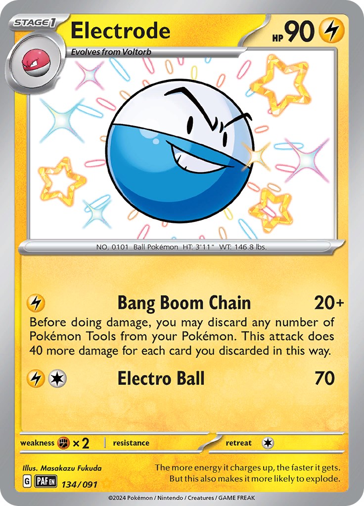 Electrode (134/091) [Scarlet & Violet: Paldean Fates] | Mindsight Gaming