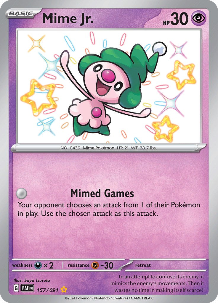 Mime Jr. (157/091) [Scarlet & Violet: Paldean Fates] | Mindsight Gaming