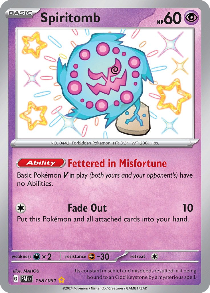 Spiritomb (158/091) [Scarlet & Violet: Paldean Fates] | Mindsight Gaming