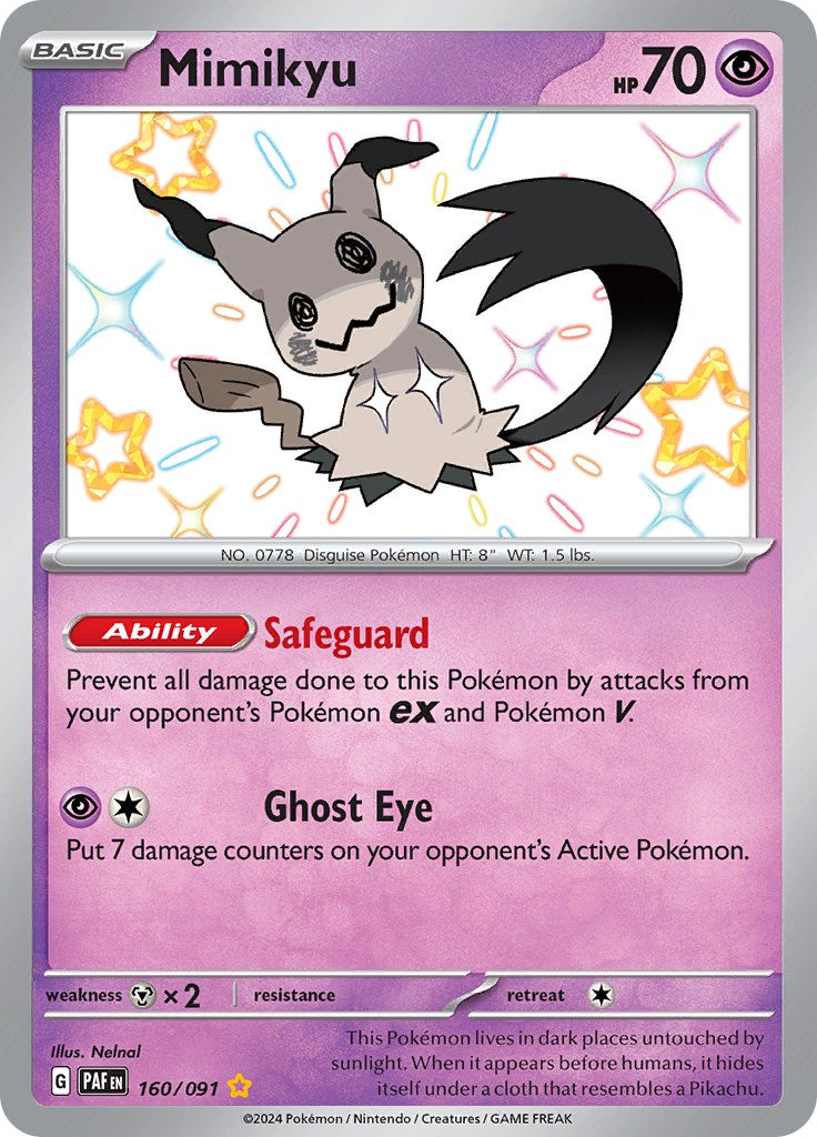 Mimikyu -160/091 [Scarlet & Violet: Paldean Fates] | Mindsight Gaming