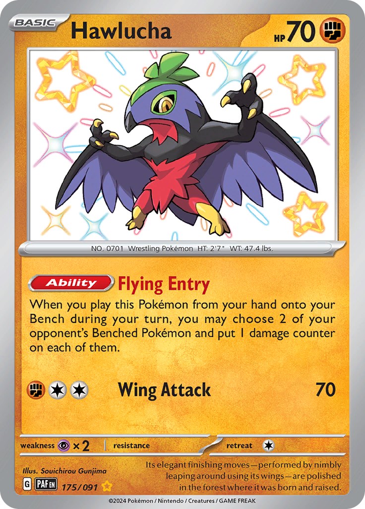 Hawlucha (175/091) [Scarlet & Violet: Paldean Fates] | Mindsight Gaming