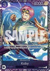 Koby (Treasure Cup) [One Piece Promotion Cards] | Mindsight Gaming