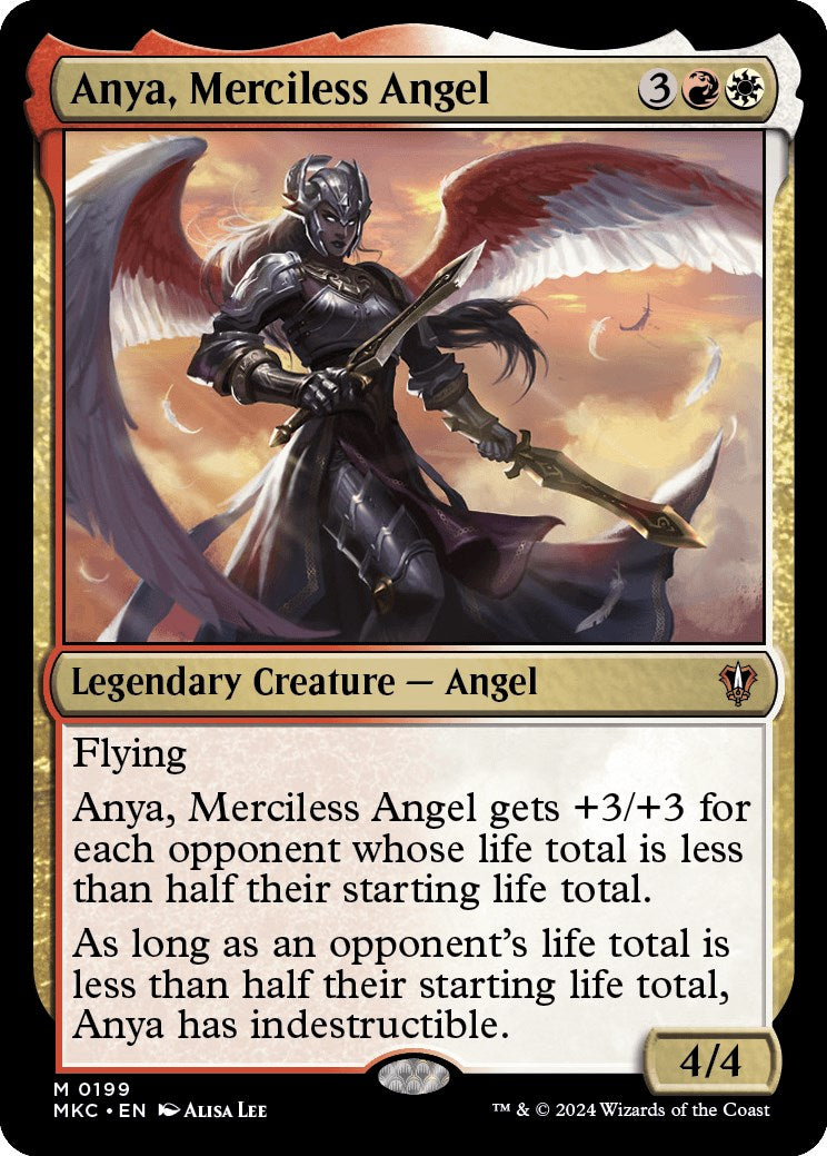 Anya, Merciless Angel [Murders at Karlov Manor Commander] | Mindsight Gaming