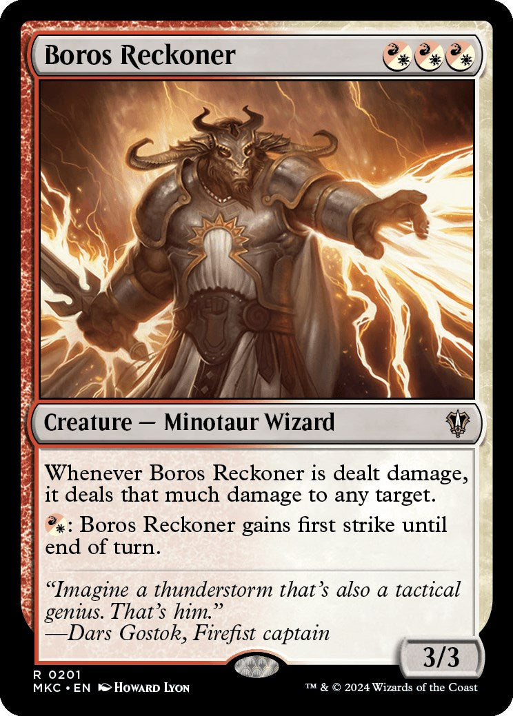 Boros Reckoner [Murders at Karlov Manor Commander] | Mindsight Gaming