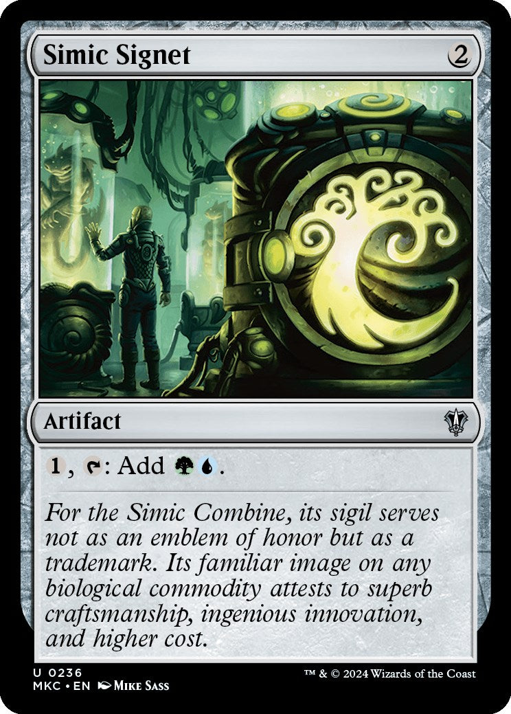 Simic Signet [Murders at Karlov Manor Commander] | Mindsight Gaming