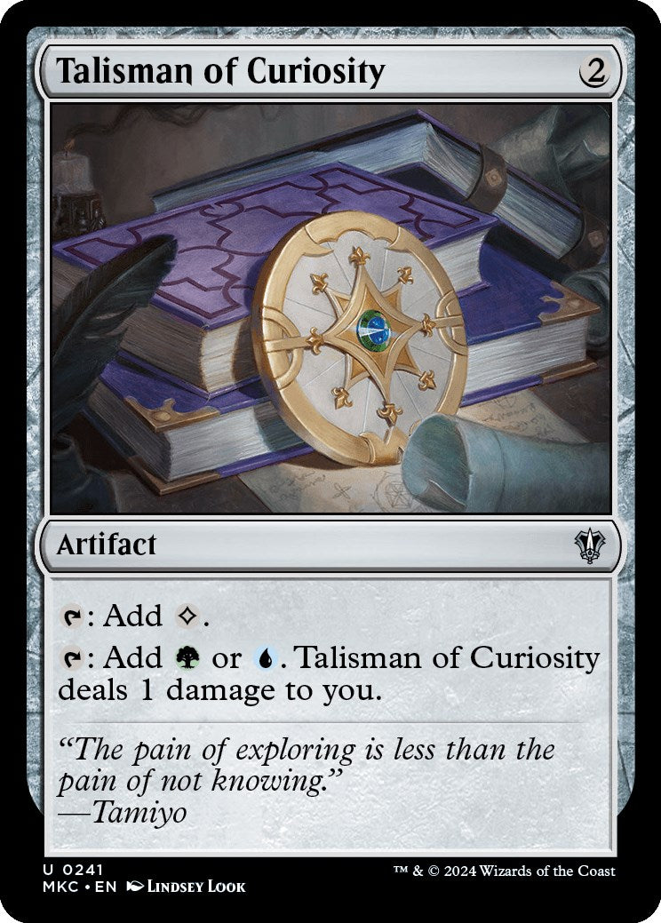 Talisman of Curiosity [Murders at Karlov Manor Commander] | Mindsight Gaming