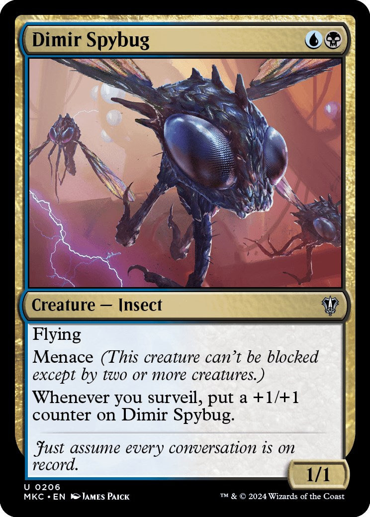 Dimir Spybug [Murders at Karlov Manor Commander] | Mindsight Gaming