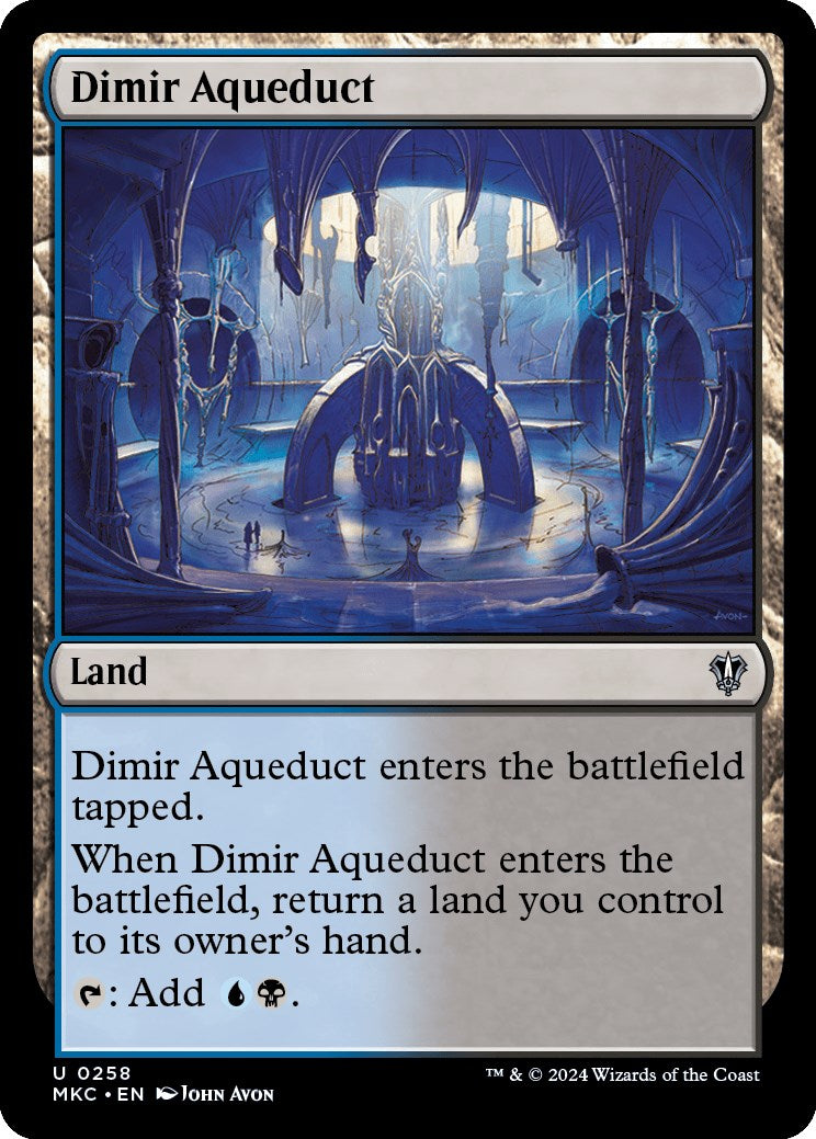 Dimir Aqueduct [Murders at Karlov Manor Commander] | Mindsight Gaming