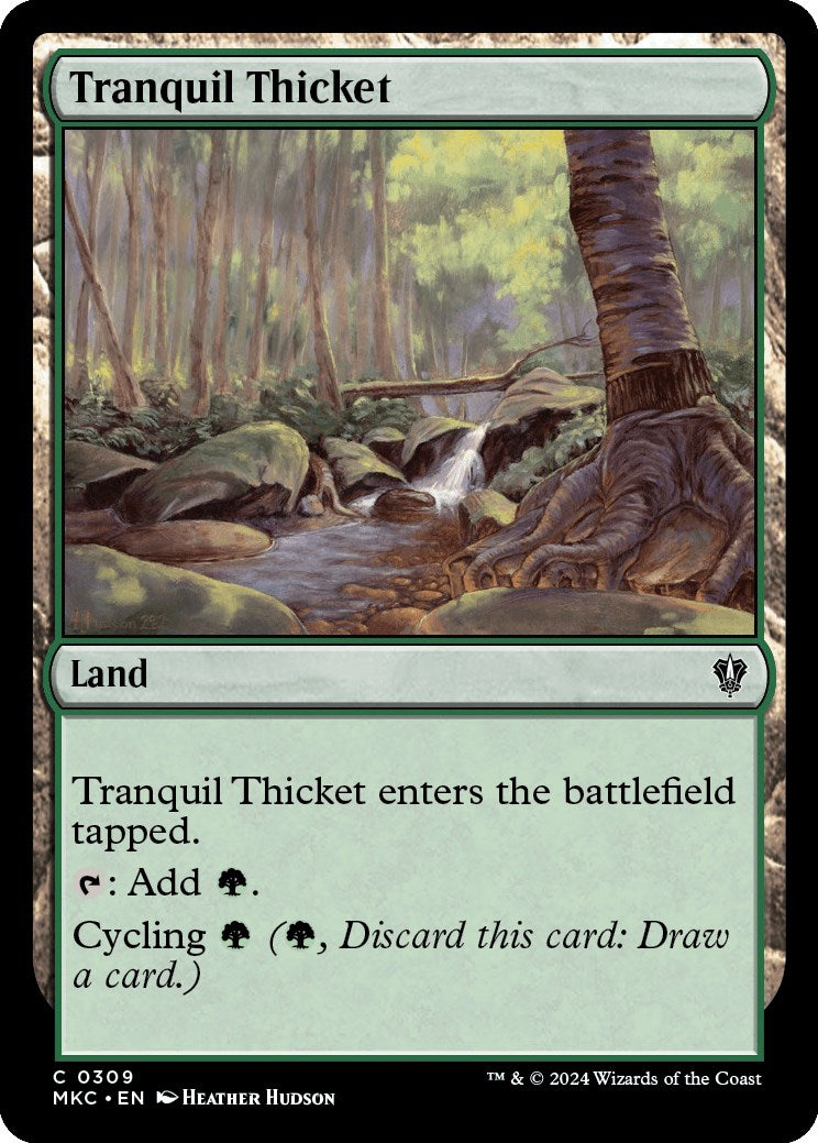 Tranquil Thicket [Murders at Karlov Manor Commander] | Mindsight Gaming