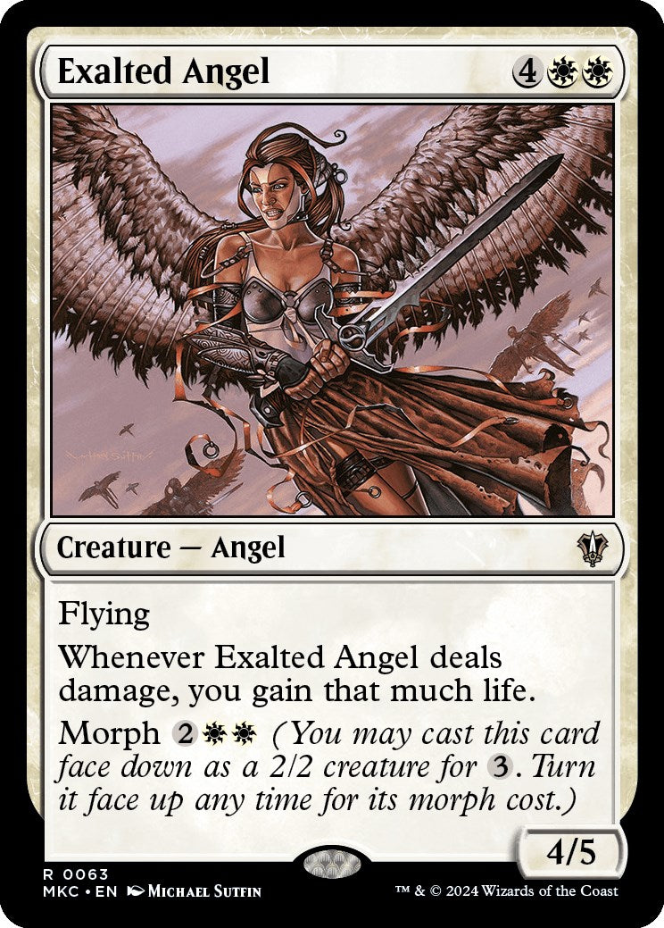 Exalted Angel [Murders at Karlov Manor Commander] | Mindsight Gaming