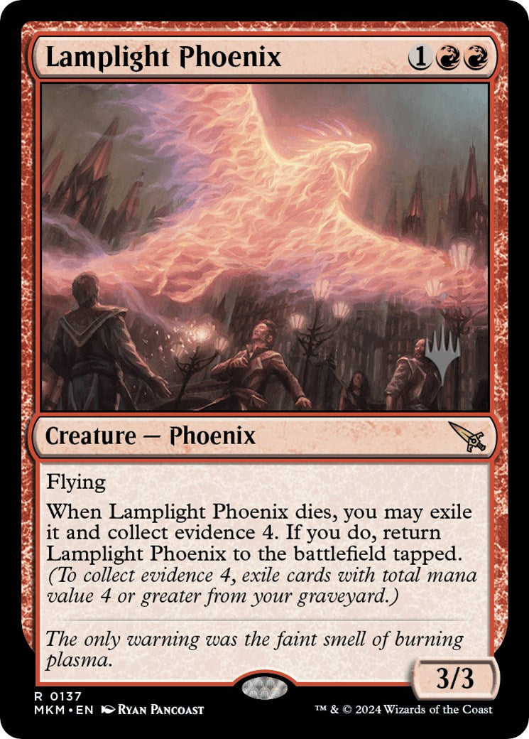 Lamplight Phoenix (Promo Pack) [Murders at Karlov Manor Promos] | Mindsight Gaming