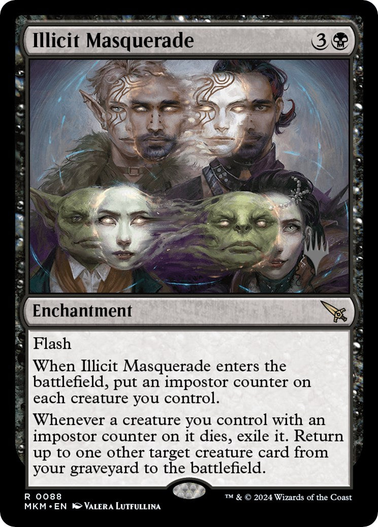 Illicit Masquerade (Promo Pack) [Murders at Karlov Manor Promos] | Mindsight Gaming